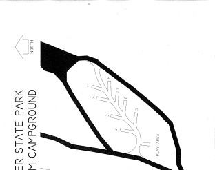 Below Dam Campground Map